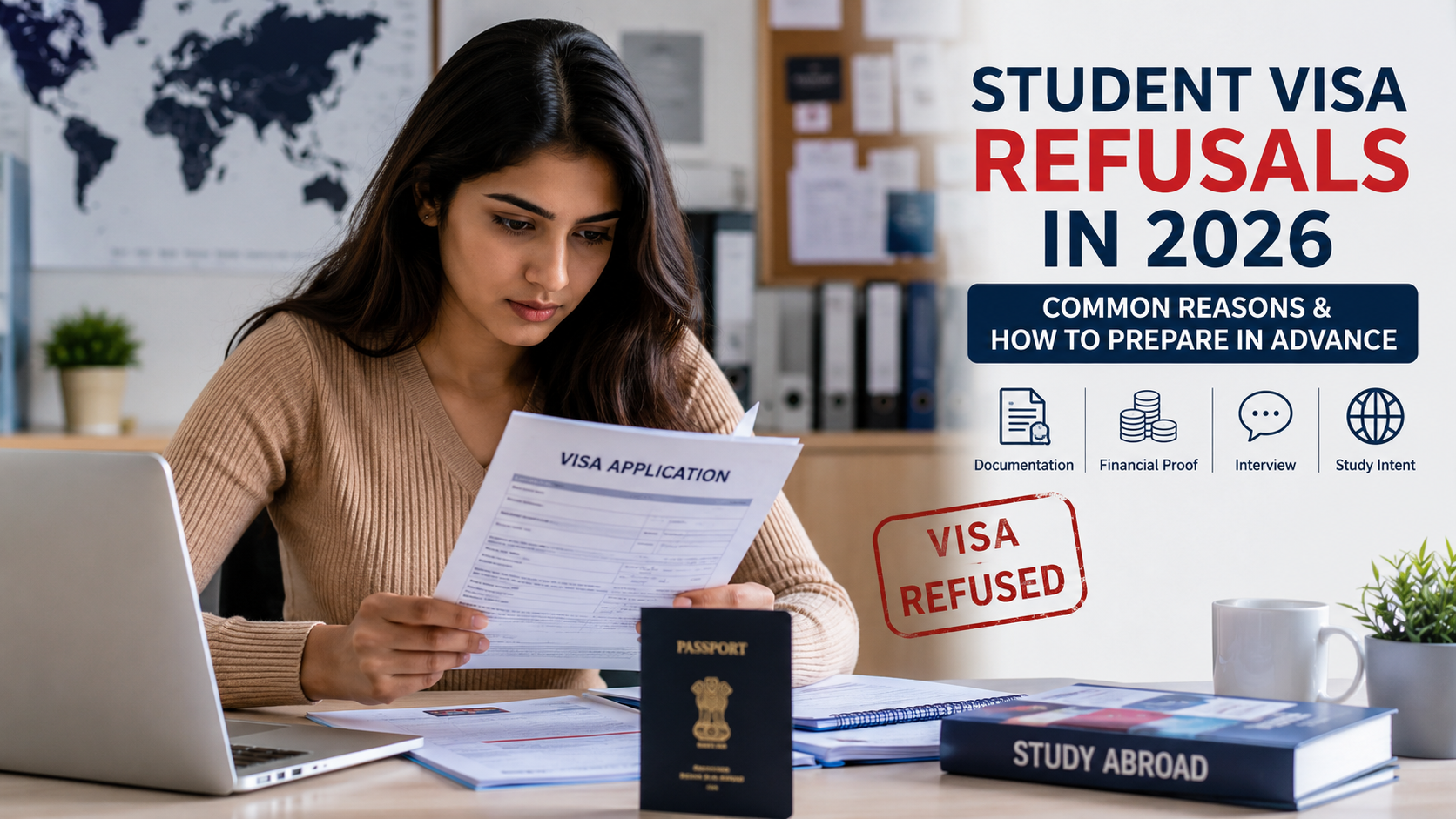 Student Visa Refusals in 2026:                     Common Reasons and How to Avoid Rejection
